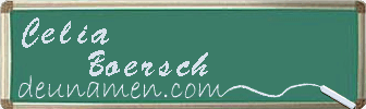 Celia Boersch Visitenkarte